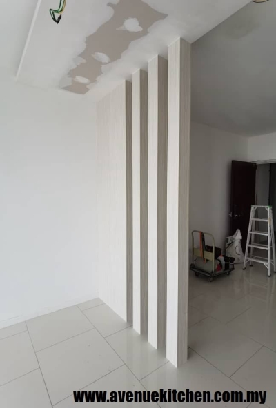 Living Furniture Pillar Partition Design In Selangor