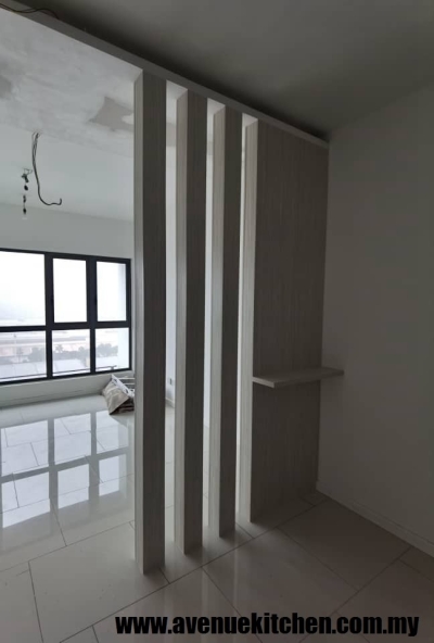 Living Furniture Pillar Partition Design In Selangor