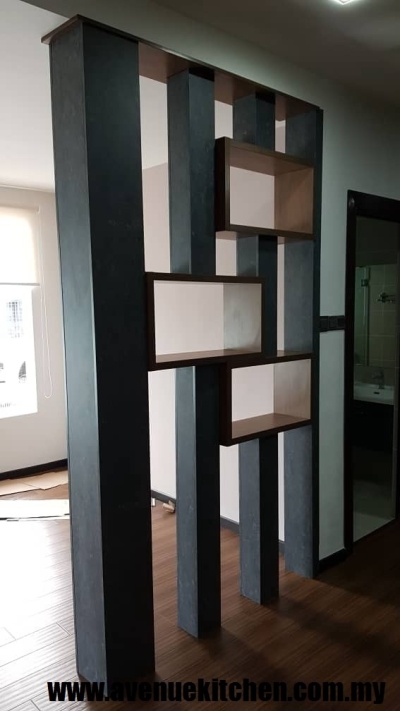 Living Furniture Pillar Partition Design In Selangor