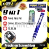 KING TOYO VK-138 9 in 1 Precision Screwdriver Screwdriver & Nut Driver Hand Tool