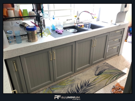 Aluminium Kitchen Cabinet Design In Suria S2 Height Seremban