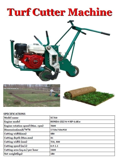 TURF CUTTER MACHINE