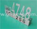 Stainless Steel House Number Plate ׸ House Number Plate Household Products