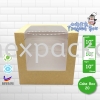 Cake Box 10"x10"x10" with L Shape Window @ RM6.00 x【10pcs】= Cake Box