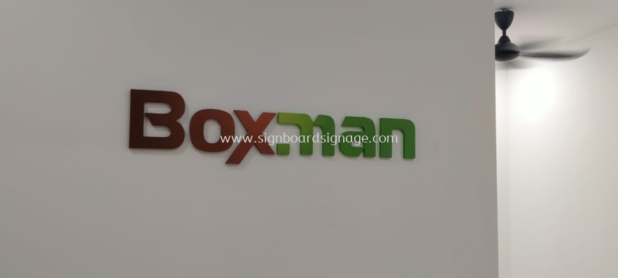 BOXMAN INDOOR 3D PVC SIGNAGE