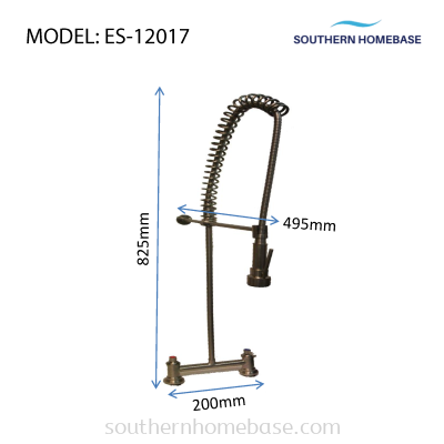 DECK MOUNT PRE-RINSE FAUCET ELITE ES-12017