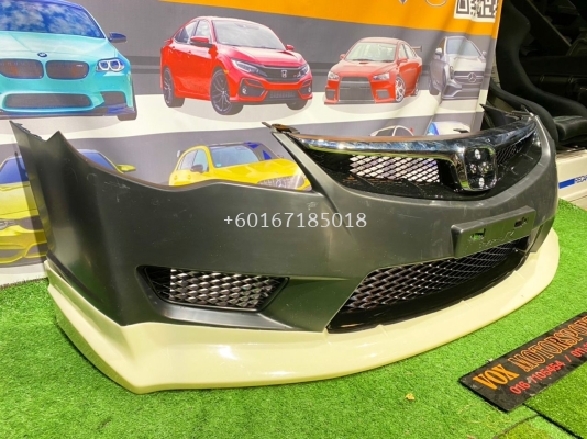 honda civic fd type r mugen front lip depan abs fit untuk civic fd2r pgrade performance look new set