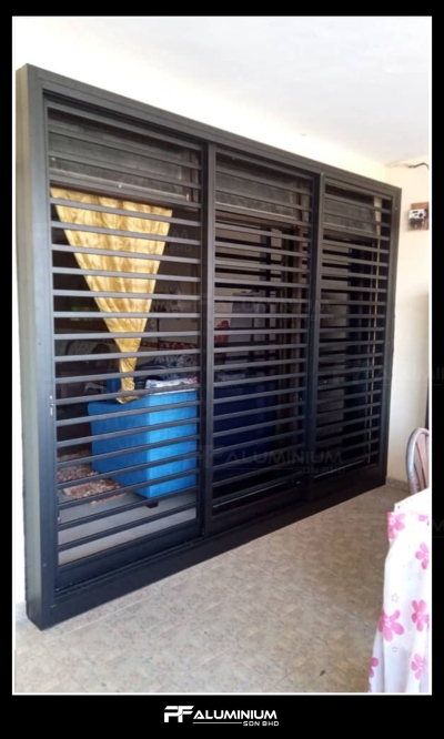 Aluminium Grille Door 