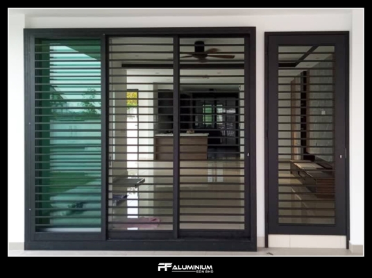 Aluminium Grille Door 