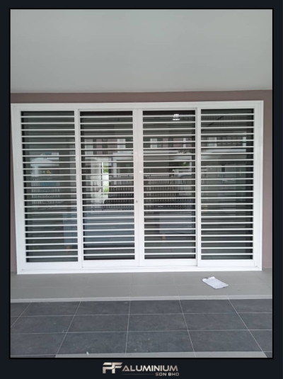 Aluminium Grille Door 