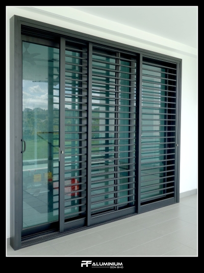 Aluminium Grille Door 