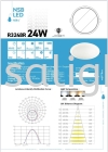 NSB 24W EDISON LED WITH SIRIM Recessed Downlight DOWNLIGHT (SURFACE / RECESSED)