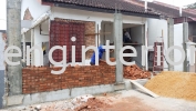 Built-up new wall Putri Wangsa Work In Progress 