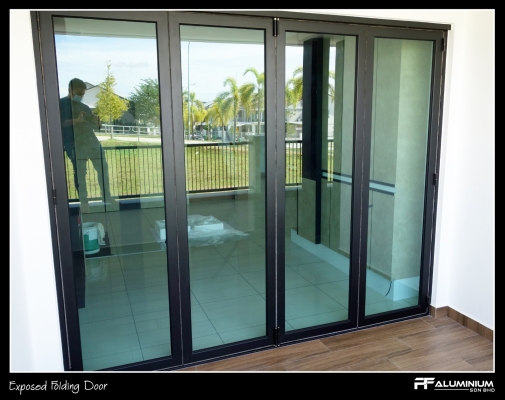 Exposed Folding Door