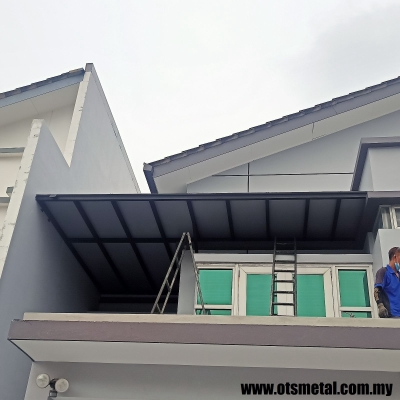 Polycarbonate Awning Roof Design Sample In Johor Bahru