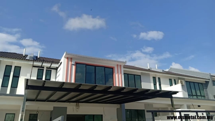 Contoh Reka Bentuk Bumbung Awning Polikarbonat Di Johor Bahru