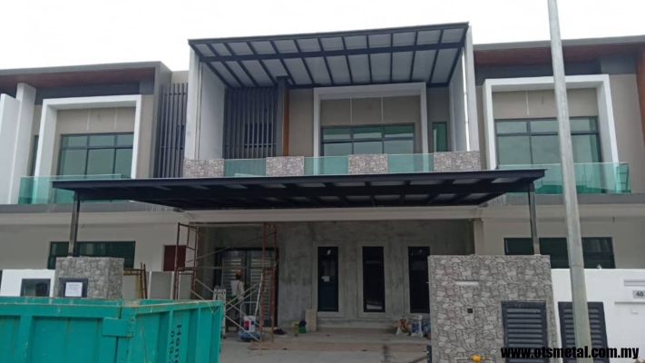 Polycarbonate Awning Roof Design Sample In Johor Bahru