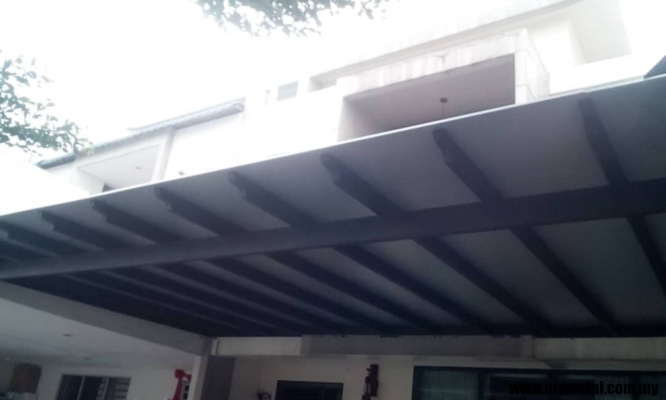 Polycarbonate Awning Roof Design Sample In Johor Bahru