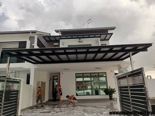 Polycarbonate Awning Roof Design Sample In Johor Bahru