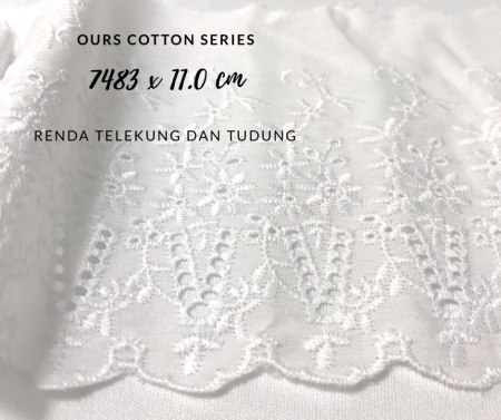 Lace Cotton 7481 x 10.5cm Cotton lace Laces Malaysia, Kedah, Alor Setar  Supplier, Wholesaler, Supply