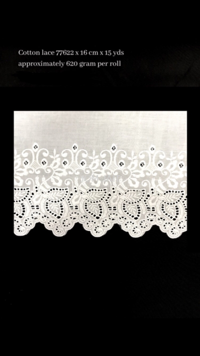 Lace Cotton 77622 x 16cm 