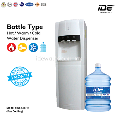 IDE Hot&Warm&Cold Bottle Type Dispenser (IDE 688-11 )