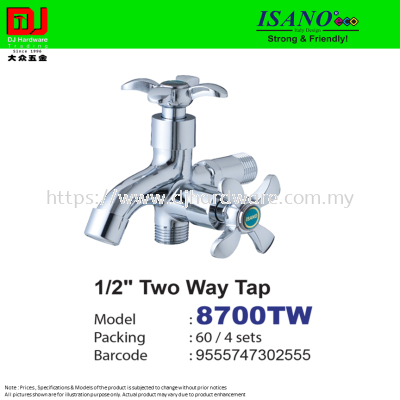 ISANO STRONG & FRIENDLY TWO WAY TAP 1-2'' 8700TW (CL)