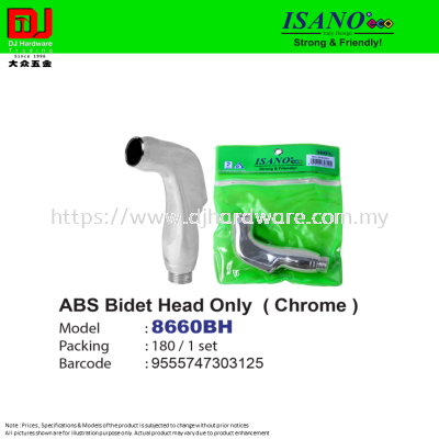 ISANO STRONG & FRIENDLY ABS BIDET HEAD ONLY CHROME 8660BH (CL)