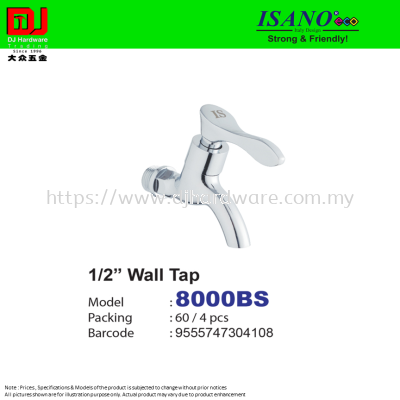 ISANO STRONG & FRIENDLY WALL TAP 1-2'' 8000BS (CL)