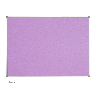 TN11 FABRIC Notice Board - Aluminium Frame