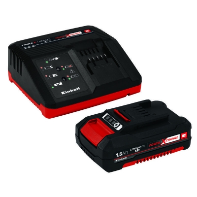 EINHELL PXC LITHIUM BATTERY AND CHARGER 18V 1.5AH MODEL: PXC-STARTER-KIT