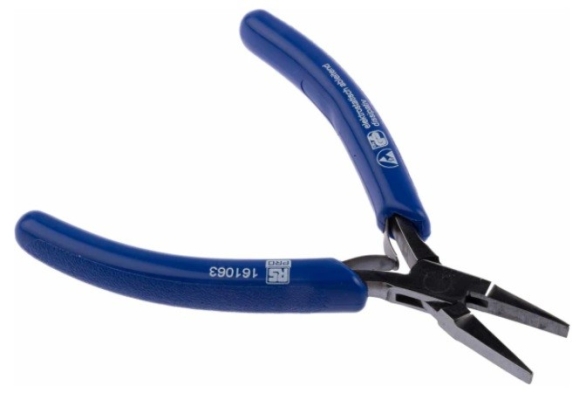 161-063 - RS PRO Steel Pliers Flat Nose Pliers, 120 mm Overall Length