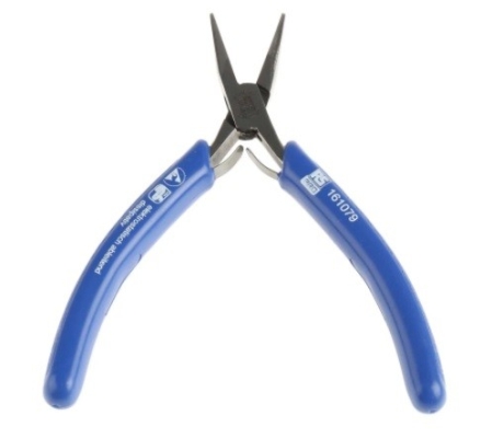  161-079 - RS PRO Steel Pliers Long Nose Pliers, 120 mm Overall Length