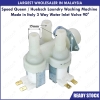 Code: 31409-B Speed Queen / Huebsch Laundry Washing Machine Italy 3 Way Inlet Valve 90* Dia: 15mm Water Valve / Inlet Valve Washing Machine Parts