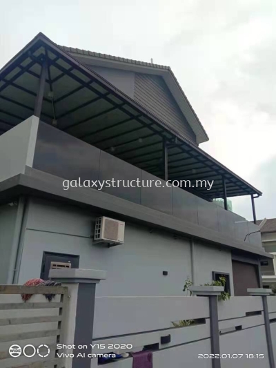 To dismantle old Pvc gutter,supply and install new pvc gutter with paint @ Lorong Gelang 1B, Bandar Puteri, 41200 Klang.