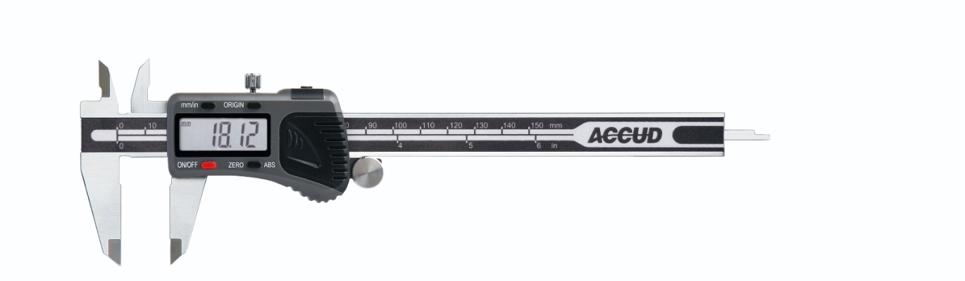 ACCUD 111-006-17 Digital Caliper 150mm / 6       Accuracy 0.02mm