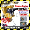 TOKU TKC600 / TKC-600 21HP Heavy Duty Concrete Cutter 4000RPM with Briggs & Strattion Engine (With 24" Blade) Concrete Cutter Construction Machine