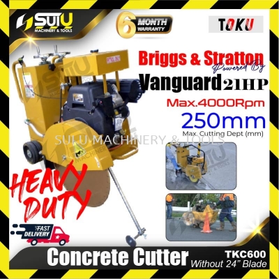 TOKU TKC600 / TKC-600 21HP Heavy Duty Concrete Cutter 4000RPM with Briggs & Strattion Engine (Without Blade)