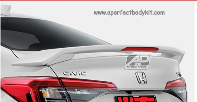 Honda Civic 2022 MDL Rear Spoiler 