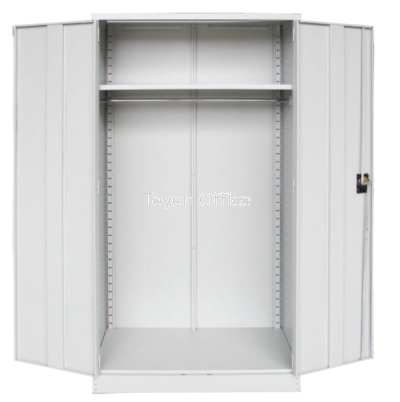 FULL HEIGHT WARDROBLE WITH STEEL SWINGING DOOR