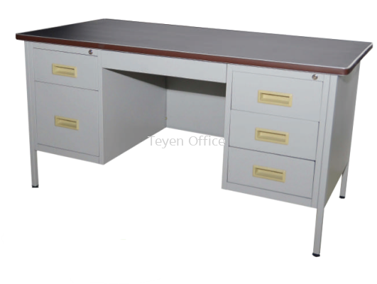 5 FEET DOUBLE PEDESTAL DESK