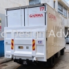 GAPIMA SDN BHD MITSUBISHI FUSO LORRY BOX TRUCK BODY STICKER AT SHAH ALAM, SELANGOR, MALAYSIA LORRY BOX TRUCK WRAPPING STICKER