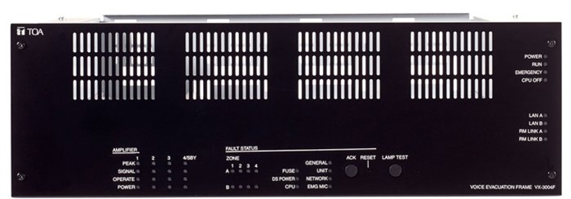 VX-3004F.TOA Voice Evacuation Frame 4AB