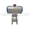 AT128F PN16 Ball Valve Pneumatic Actuator Valve AUTOMATIC VALVE