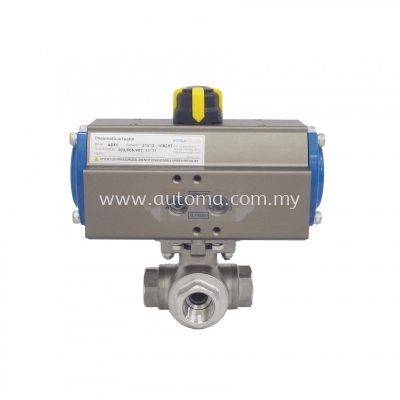 AT341 3-Port SS316 Ball Valve