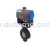 A3BF1 Wafer Type Butterfly Valve (WCB Body) Pneumatic Actuator Valve AUTOMATIC VALVE