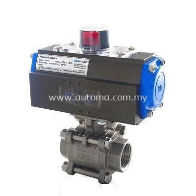 AT321B 3-PC-Body SS316 Ball Valve