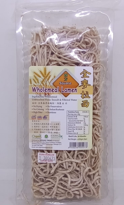 SQUARE LAMEN-WHOLEMEAL250G