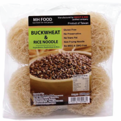 RICE NOODLES-BUCKWHEAT-200G