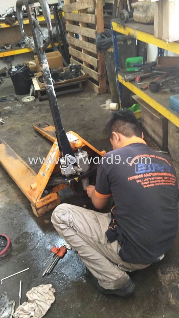 Repair & Services Hand Pallet Truck  Hand Pallet Truck Repairing Hand Pallet Truck Repairing & Maintenance & Servicing Repair & Maintenance Services